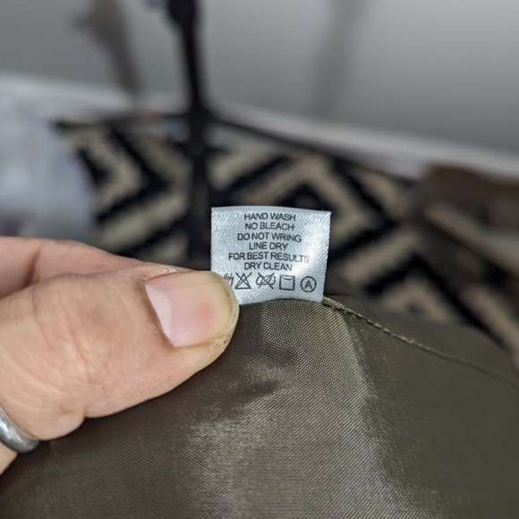 Erin London Vest Brown Faux Snake Print Moto Style Women Size L - Picture 7 of 7